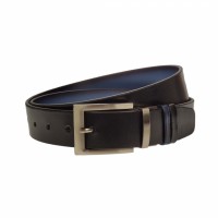 Curea barbati eleganta, din piele eco premium, latime 3.5 cm, negru - CK192N